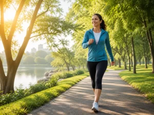 Een frisse ochtendwandeling in het groen voor meer energie, ontspanning en gezondheid.